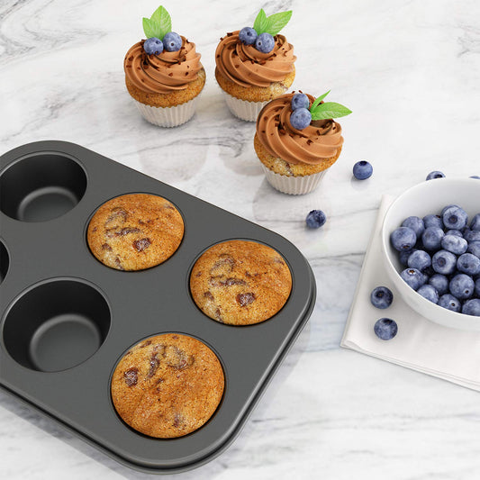 Professional 6-Cup Non-Stick Muffin Pan