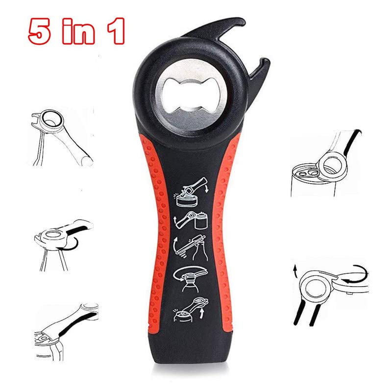 5-in-1 Multi Jar & Bottle Opener Set
