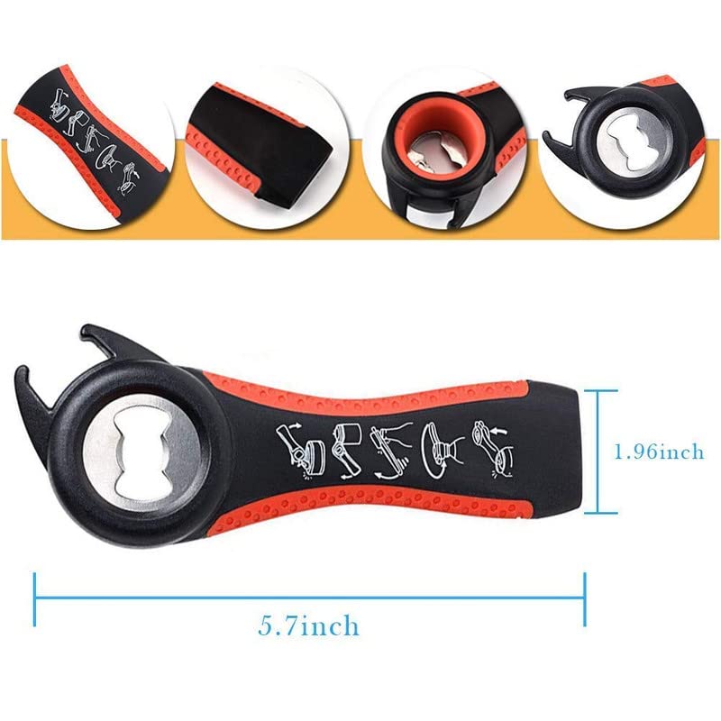 5-in-1 Multi Jar & Bottle Opener Set