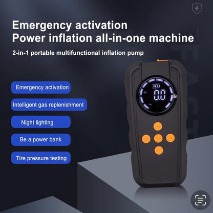 Car Jump Starter with Air Compressor