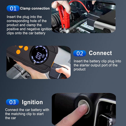Car Jump Starter with Air Compressor