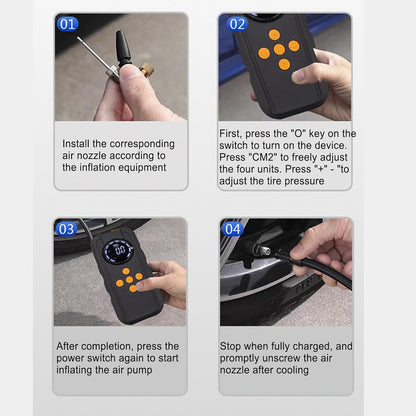 Car Jump Starter with Air Compressor