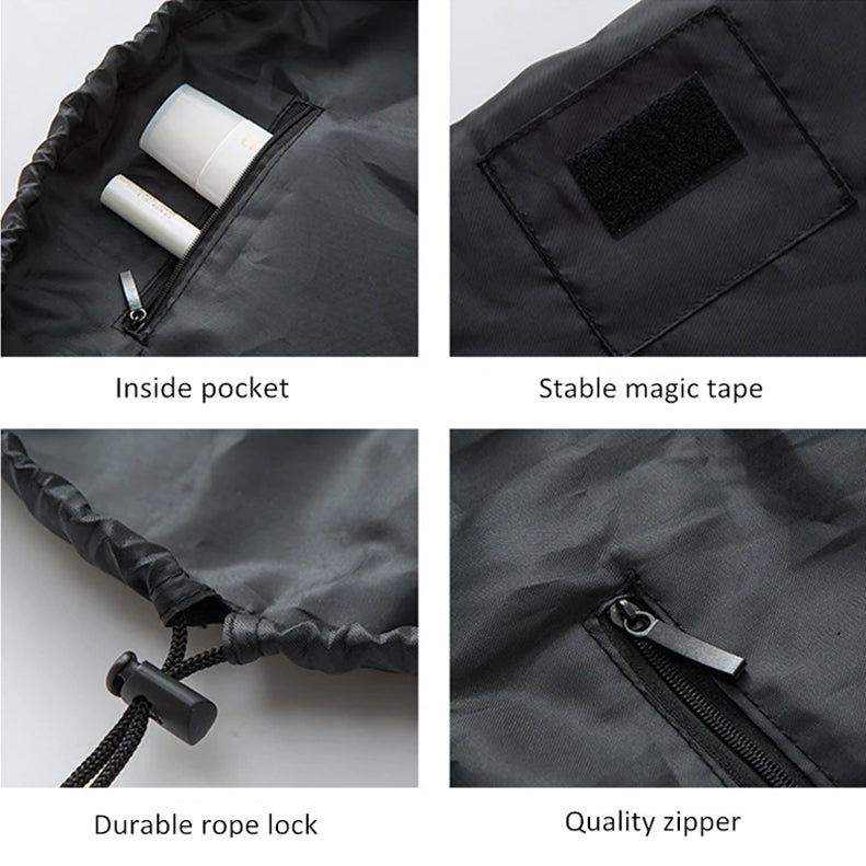 Compact and Convenient Drawstring Cosmetic Bag for Easy Travel and Organization