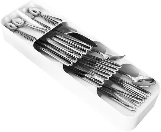 DecoBella 5 Section Drawer Cutlery Organizer