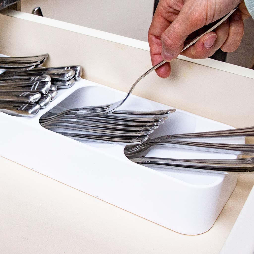 DecoBella 5 Section Drawer Cutlery Organizer