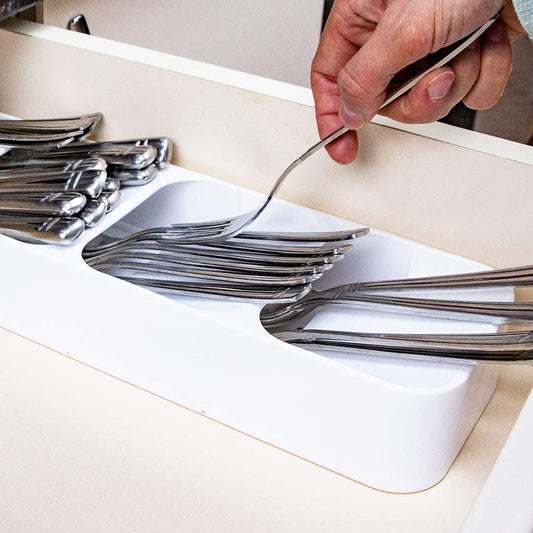 DecoBella 5 Section Drawer Cutlery Organizer