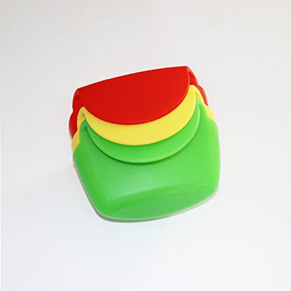 Dip Clip Sauce Chutney and Condiment Holder Bowl Portasalse, Silicone, 3-Pieces