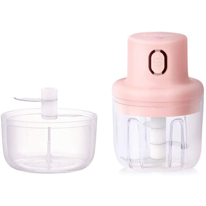 Electric Garlic Chopper Mini Food Processor USB Rechargeable