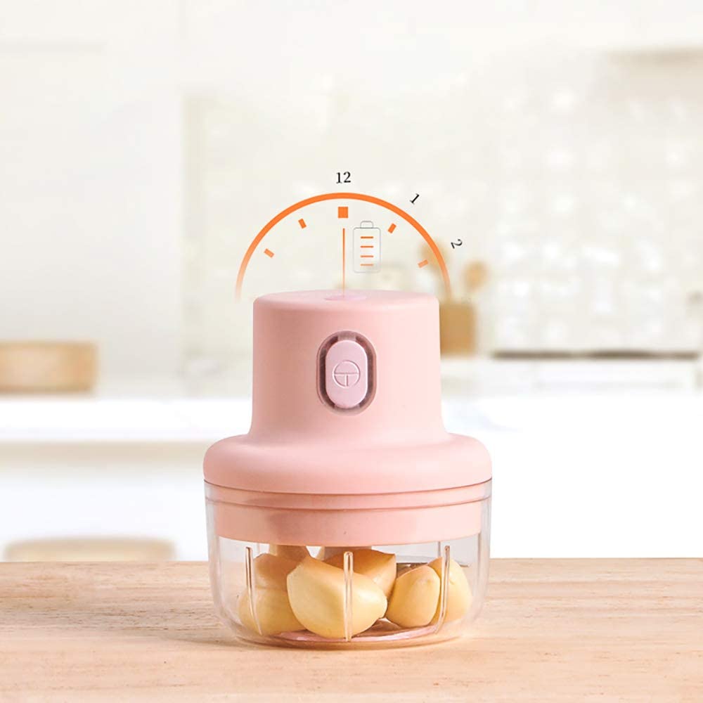 Electric Garlic Chopper Mini Food Processor USB Rechargeable
