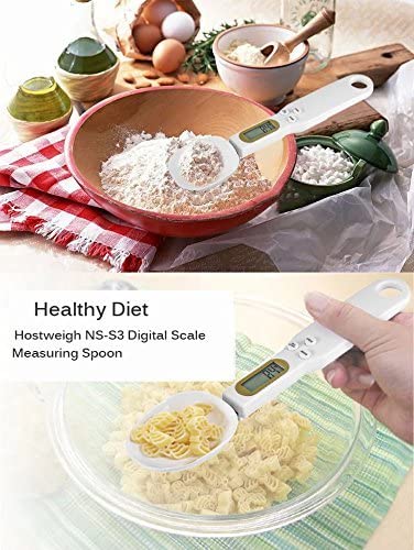 Electronic Measuring Spoon Adjustable Digital Spoon Scale Weigh up 1-500g
