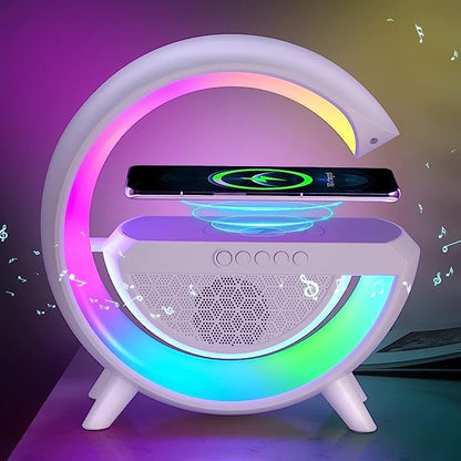 G Speaker Lamp – APP Control 3 in 1 Multi-Function Bluetooth Speaker With Wireless Charging and RGB Light