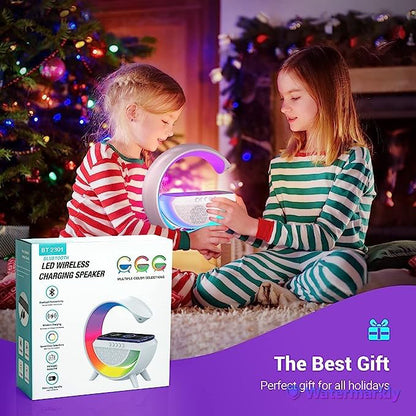G Speaker Lamp – APP Control 3 in 1 Multi-Function Bluetooth Speaker With Wireless Charging and RGB Light
