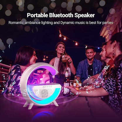 G Speaker Lamp – APP Control 3 in 1 Multi-Function Bluetooth Speaker With Wireless Charging and RGB Light