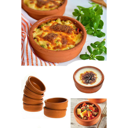 Terracotta Clay Cooking Pot – Handmade & Oven-Safe