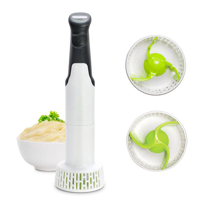 Multi-Functional 3-in-1 Electric Hand Blender | Masher, Whisk & Baby Food Puree Tool