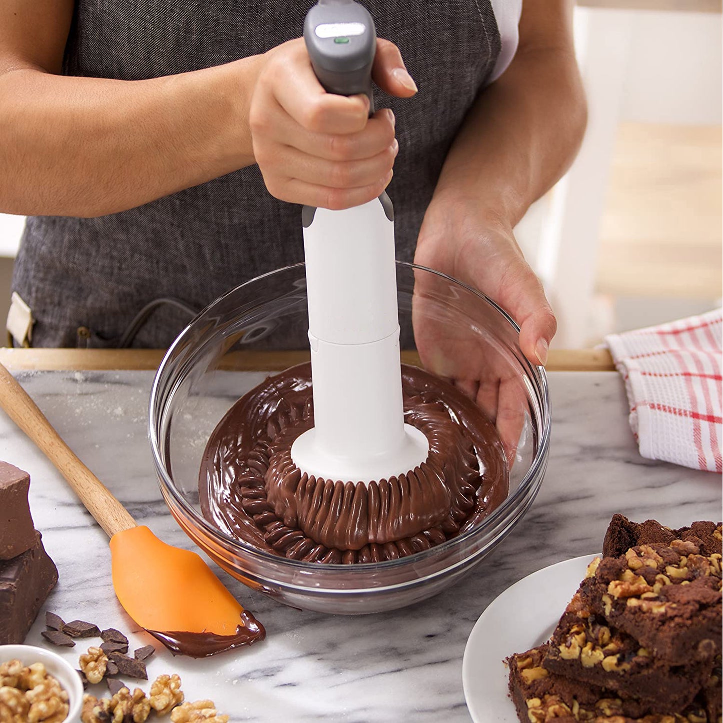 Multi-Functional 3-in-1 Electric Hand Blender | Masher, Whisk & Baby Food Puree Tool