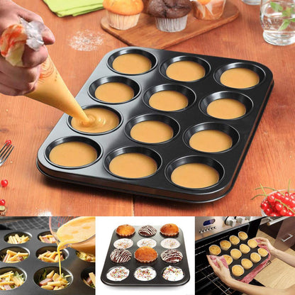 Professional 12-Cup Non-Stick Muffin Pan