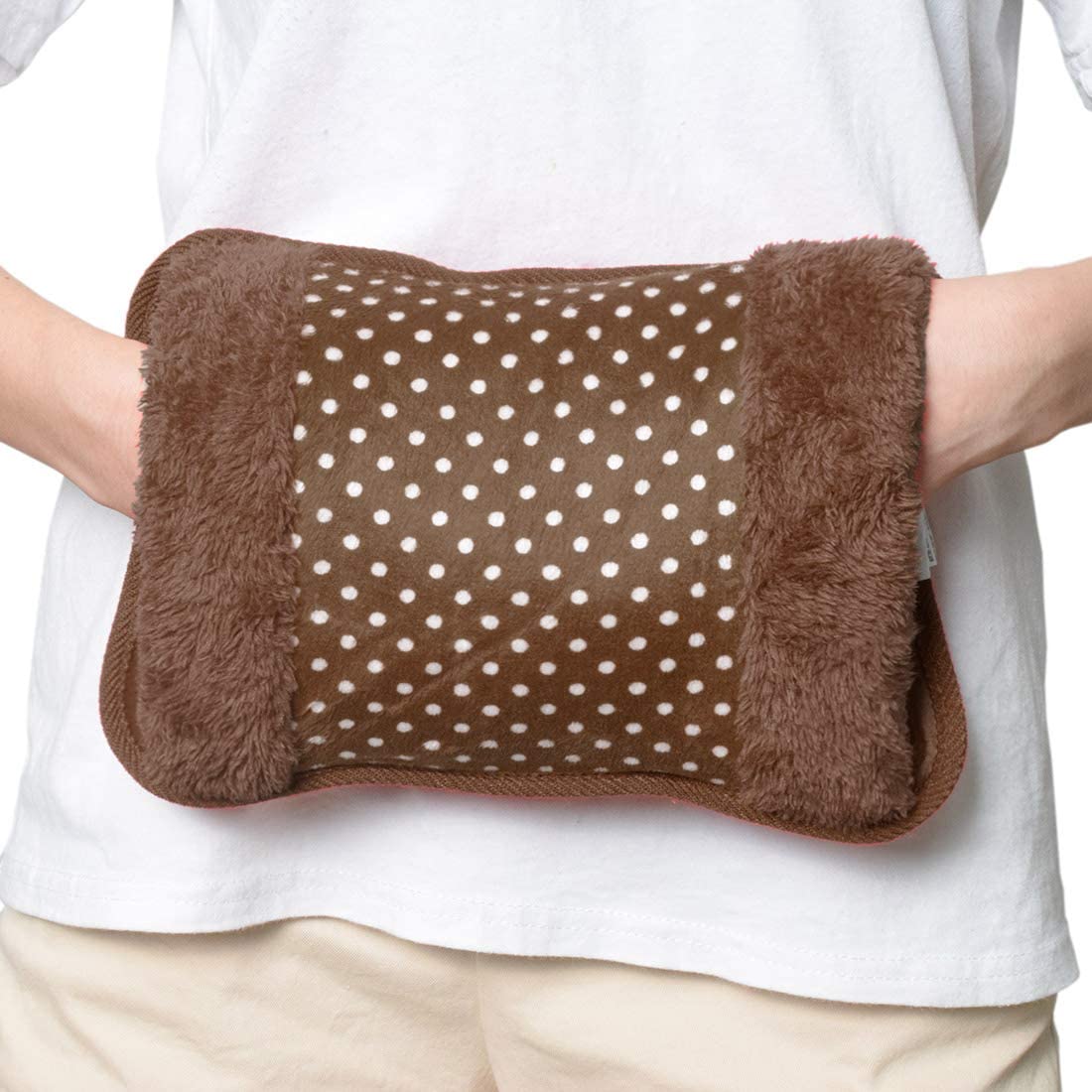 Rechargeable Plush Heating Pad & Hand Warmer