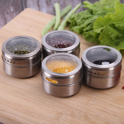 Magnetic Spice Jars